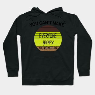 You Can't Make Everyone Happy You're Not An Avocado Retro Design Gift Hoodie